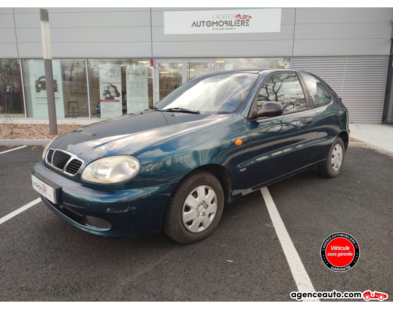 Gebrauchtwagenkauf, Günstige Gebrauchtwagen | Automobilienagentur Daewoo Lanos 1.3 55ch SE Vert Jahr 2000 Manuelle Essence