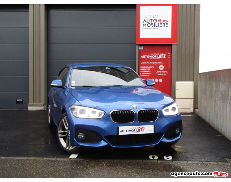 Achat voiture occasion, Auto occasion pas cher | Agence Auto Bmw Série 1 120i  M SPORT 184ch BVM6. Bleu Année 2018 Manuelle Essence
