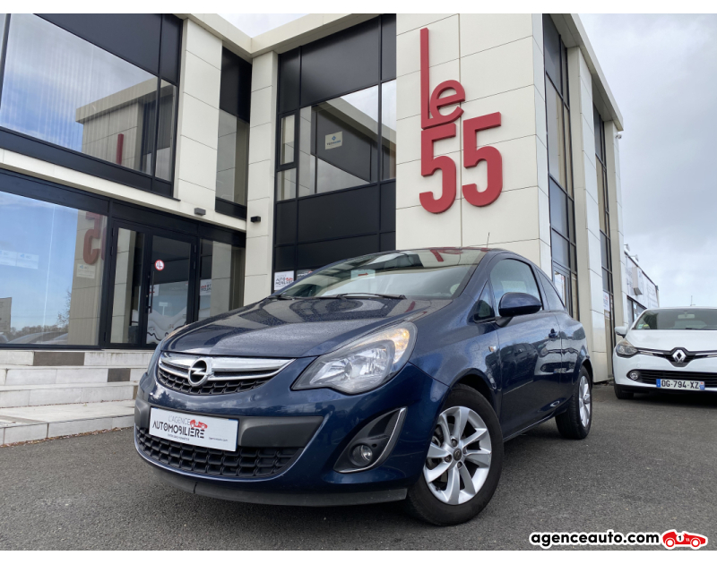 Achat voiture occasion, Auto occasion pas cher | Agence Auto Opel Corsa IV (2) 1.4 TWINPORT 100 GRAPHITE 3P Bleu Année 2014 Manuelle Essence