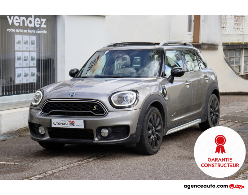 Achat voiture occasion, Auto occasion pas cher | Agence Auto Mini Countryman II Cooper SE Hybrid 224 Longstone ALL4 BVA7 (TO, Caméra, CarPlay) Gris Année 2019 Automatique Hybride