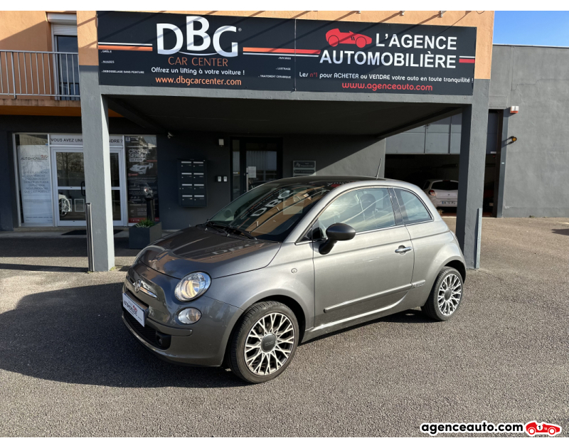 Achat voiture occasion, Auto occasion pas cher | Agence Auto Fiat 500 LOUNGE Phase 3 69 cv Gris Année 2015 Manuelle Essence