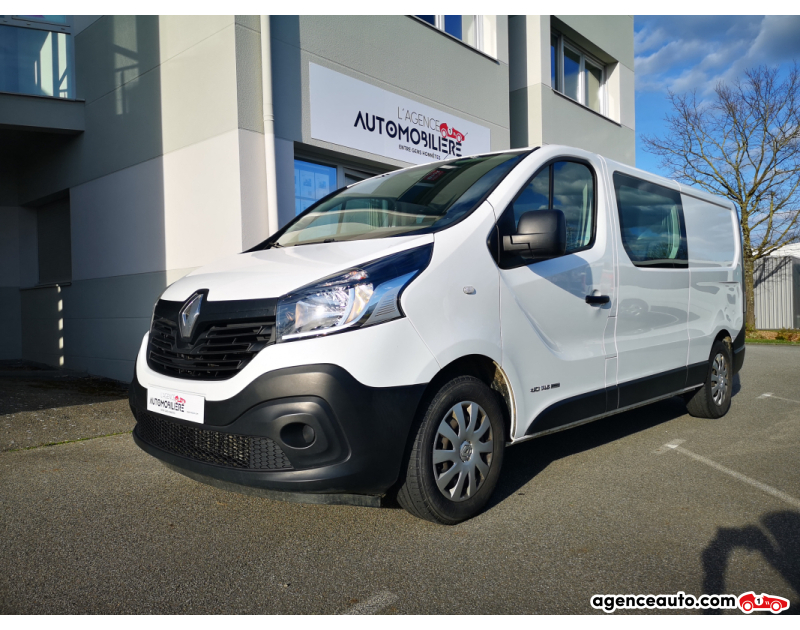 Achat voiture occasion, Auto occasion pas cher | Agence Auto Renault Trafic L2H1 1200 kg 1.6 145 cv Grand Confort Blanc Année 2018 Manuelle Diesel