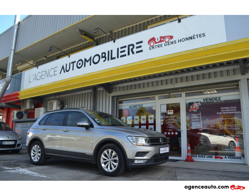 Achat voiture occasion, Auto occasion pas cher | Agence Auto Volkswagen Tiguan 150ch BlueMotion Technology Trendline Gris Année 2016 Manuelle Diesel