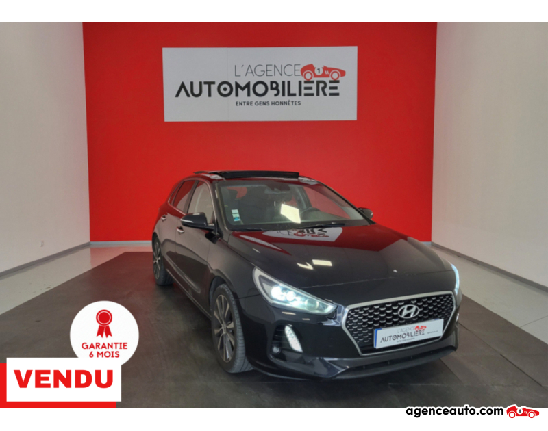 Achat voiture occasion, Auto occasion pas cher | Agence Auto Hyundai i30 1.6 CRDI 136 CREATIVE + TOIT OUVRANT Noir Année 2018 Manuelle Diesel