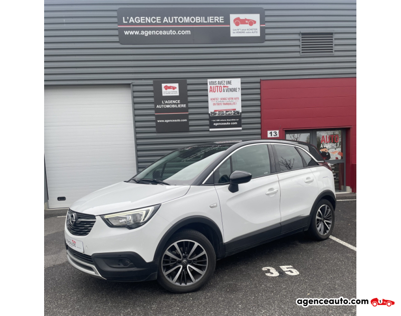 Achat voiture occasion, Auto occasion pas cher | Agence Auto Opel Crossland x 1.2 i Turbo110 cv Boîte auto INNOVATION Blanc Année 2017 Automatique Essence