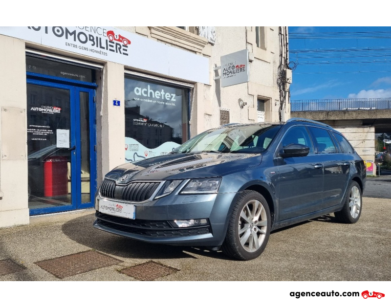 Compra de Coches Usados, Coches Usados Baratos %'|'% Agence Auto Skoda Octavia Combi 2.0 TDI 150 ch CR FAP DSG6 Clever Gris Año 2018 Automatique Diesel