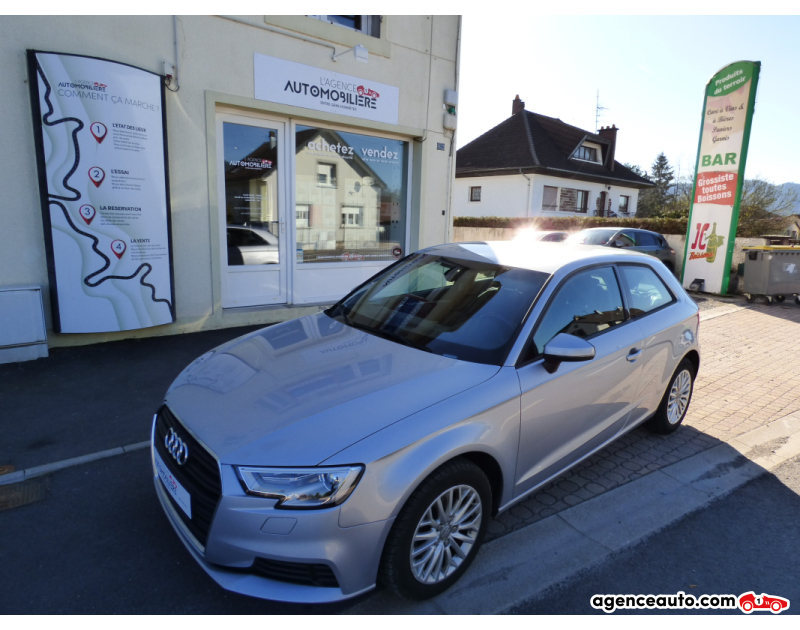 Achat voiture occasion, Auto occasion pas cher | Agence Auto Audi A3 1,6 TDI 110 Ambition BVM6 coupé 3 portes Gris Année 2016 Manuelle Diesel
