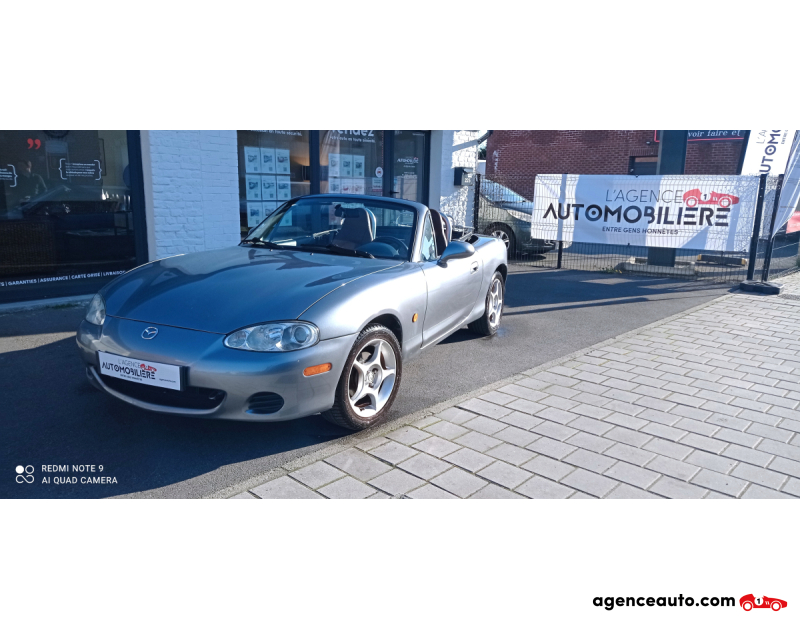Gebrauchtwagenkauf, Günstige Gebrauchtwagen | Automobilienagentur Mazda MX-5 1.6 110 CV PHOENIX Gris Jahr 2002 Manuelle Essence
