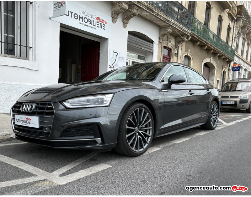 Compra de Carros Usados, Carros Usados Baratos | Auto Immo Audi A5 SPORTBACK 45 TFSI 245 S-LINE QUATTRO S-TRONIC BVA Gris Ano 2019 Automatique Essence