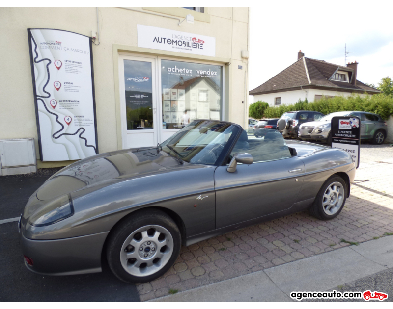 Achat voiture occasion, Auto occasion pas cher | Agence Auto Fiat Barchetta 1,8i 130 VFD Maggiora 2 places BVM5 16V Gris Année 1998 Manuelle Essence