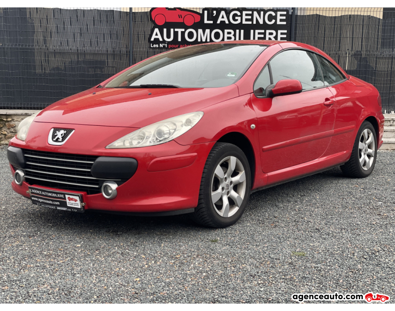 Achat voiture occasion, Auto occasion pas cher | Agence Auto Peugeot 307 CC 2.0 i 140CV Rouge Année 2006 Manuelle Essence