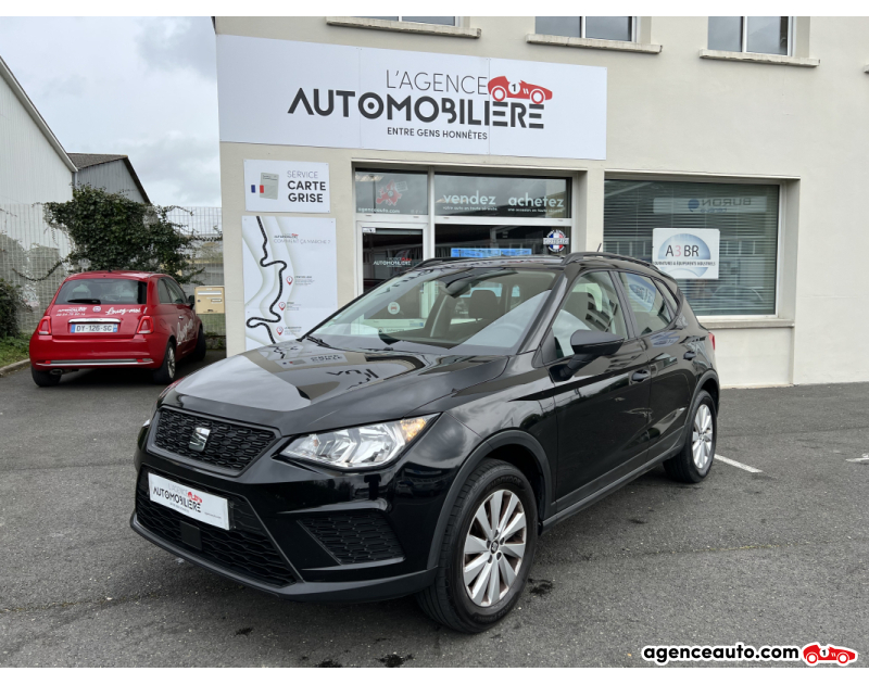 Compra de Coches Usados, Coches Usados Baratos %'|'% Agence Auto Seat Arona 1.0 TSI 95 REFERENCE BLACK EDITION - 1ER MAIN - ENTRETIEN COMPLET SEAT - ORIGINE FRANCE Noir Año 2018 Manuelle Essence