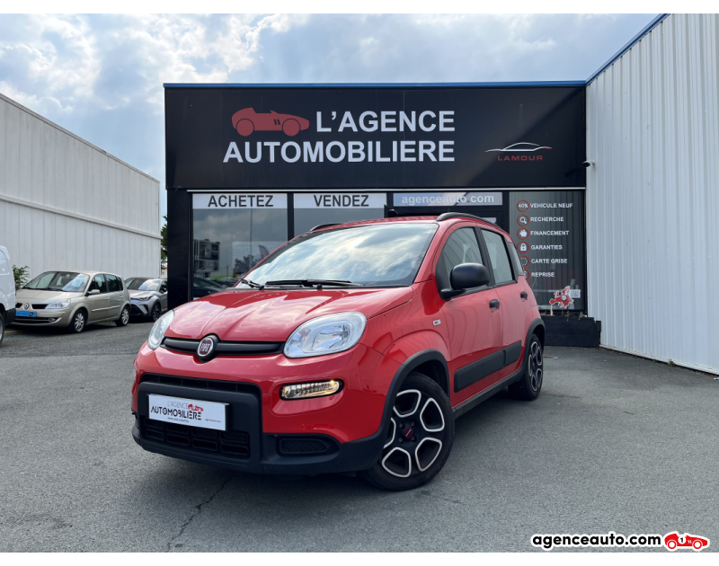 Achat voiture occasion, Auto occasion pas cher | Agence Auto Fiat Panda MY21 CITY LIFE 1.0 BSG 70 ch S/S Rouge Année 2021 Manuelle Hybride