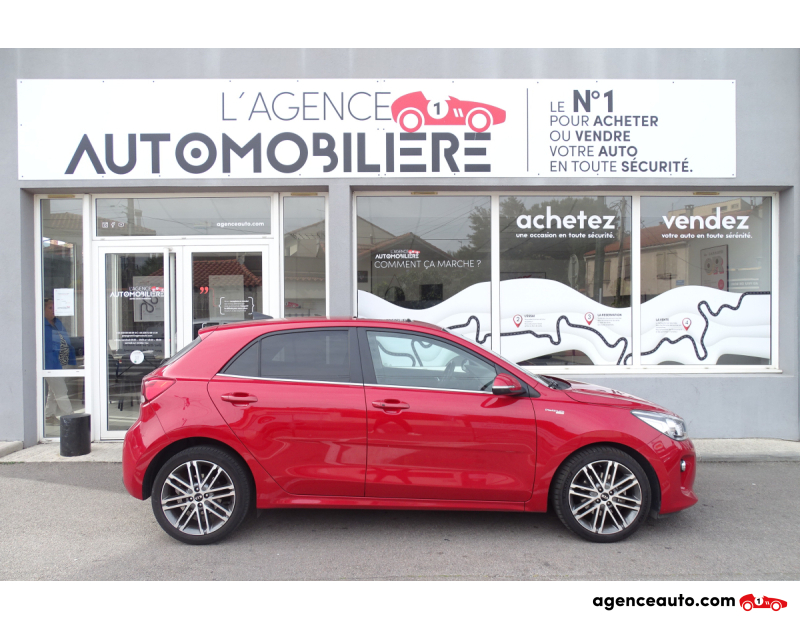 Achat voiture occasion, Auto occasion pas cher | Agence Auto Kia Rio 1.0 GDi 120 CV PLATINIUM EDITION 1er Main Rouge Année 2019 Manuelle Essence