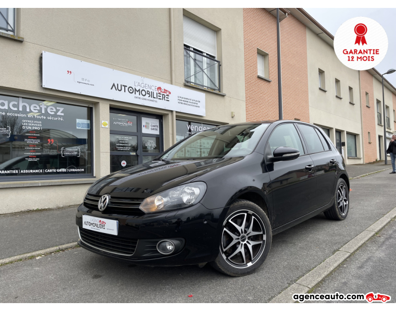 Achat voiture occasion, Auto occasion pas cher | Agence Auto Volkswagen Golf VI 1.4 TSI 160 CARAT 5P Noir Année 2009 Manuelle Essence