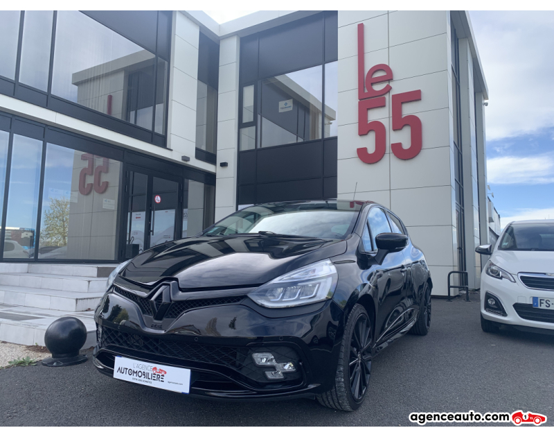Achat voiture occasion, Auto occasion pas cher | Agence Auto Renault Clio IV (2) 1.6 TURBO 200 RS EDC Noir Année 2018 Automatique Essence