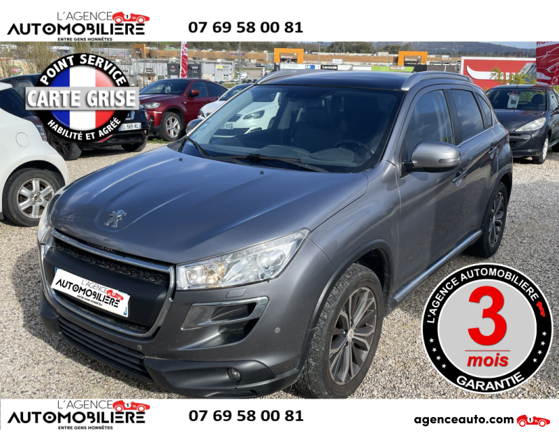 Achat voiture occasion, Auto occasion pas cher | Agence Auto Peugeot 4008 1.8 HDi  4WD S&S 150 cv Gris Année 2014 Manuelle Diesel
