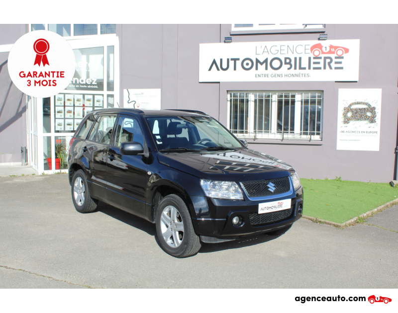 Compra de Coches Usados, Coches Usados Baratos %'|'% Agence Auto Suzuki Grand Vitara suzuki grand vitara 1.9 D  Break 4WD 129 cv Noir Año 2007 Manuelle Diesel