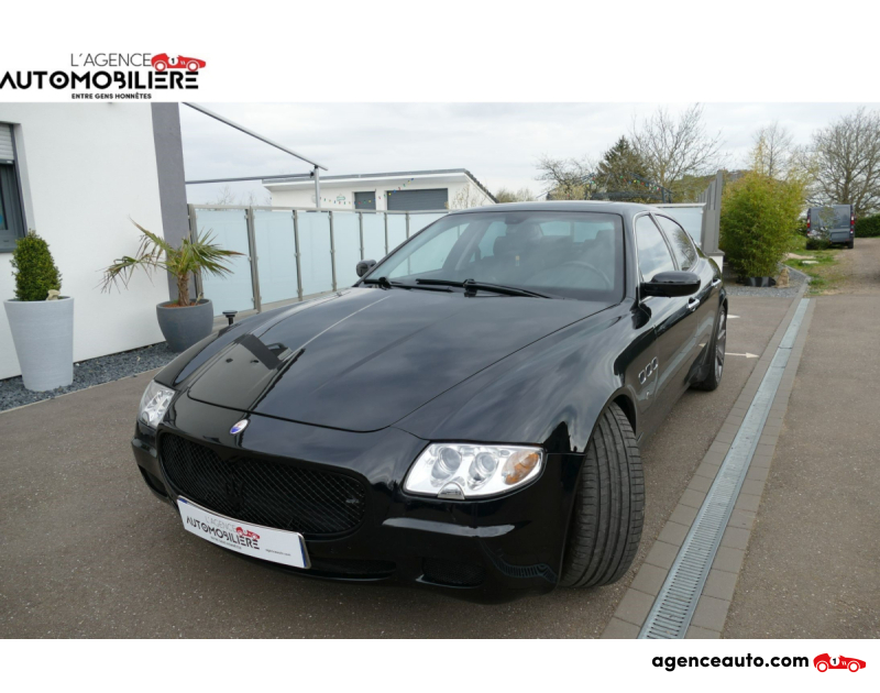 Achat voiture occasion, Auto occasion pas cher | Agence Auto Maserati Quattroporte 4.2 V8 400 EXECUTIVE GT F1 Noir Année 2006 Automatique Essence