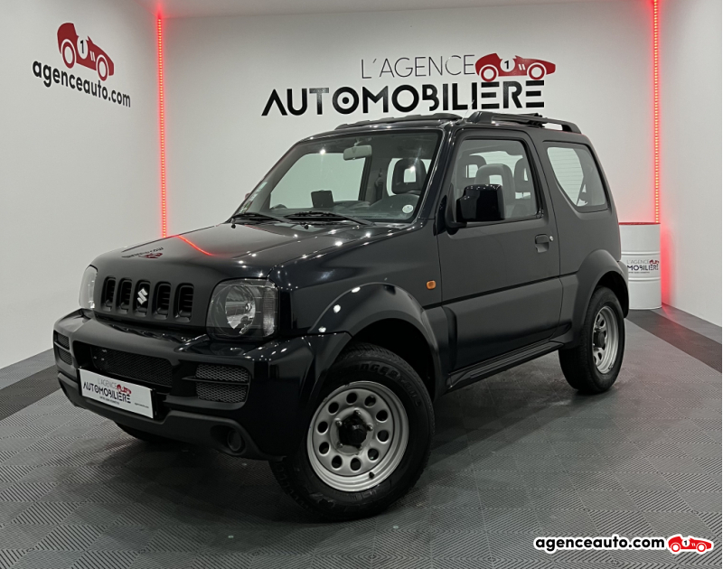 Achat voiture occasion, Auto occasion pas cher | Agence Auto Suzuki Jimny JIMNY 1.3 16V 85CV BVM5 JLX 4WD TOIT OUVRANT/GPS/CLIM Noir Année 2010 Manuelle Essence