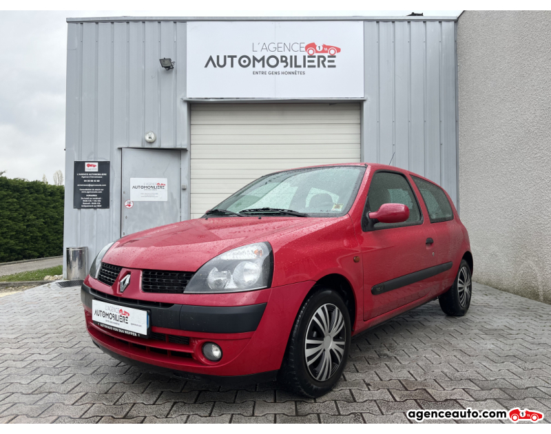 Compra de Coches Usados, Coches Usados Baratos %'|'% Agence Auto Renault Clio 2 1.4 L 75cv confort Rouge Año 2002 Automatique Essence