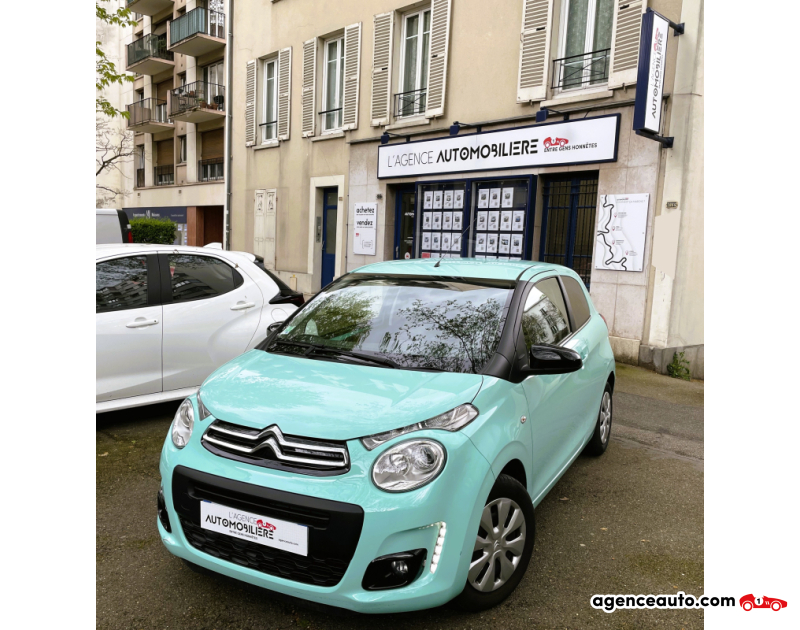 Compra de Coches Usados, Coches Usados Baratos %'|'% Agence Auto Citroen C1 VTI 72 BVM FEEL Bleu Año 2020 Manuelle Essence