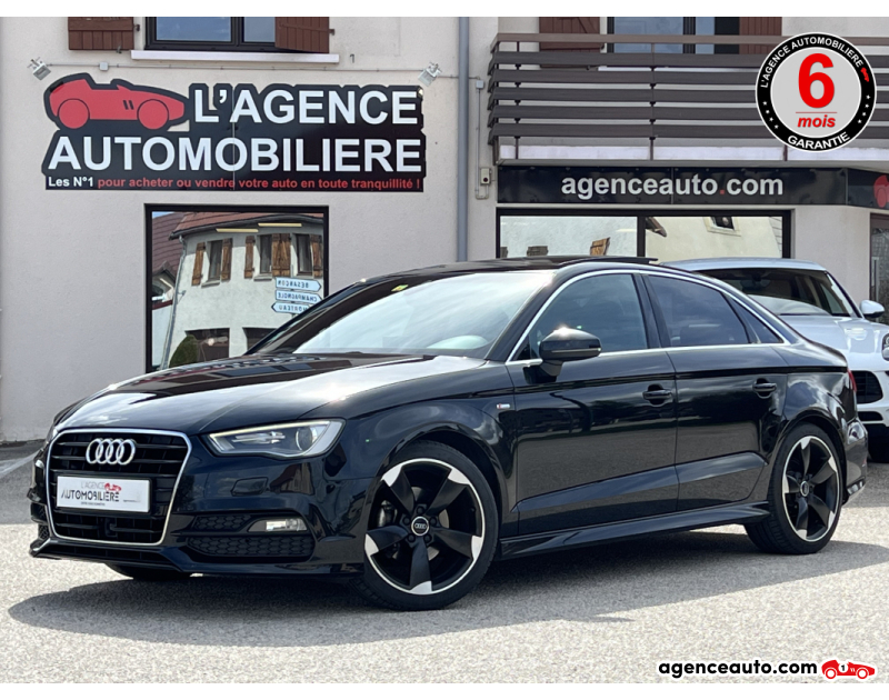 Achat voiture occasion, Auto occasion pas cher | Agence Auto Audi A3 1.4 tfsi 150 ULTRA S-LINE SEDAN S-TRONIC Noir Année 2016 Automatique Essence