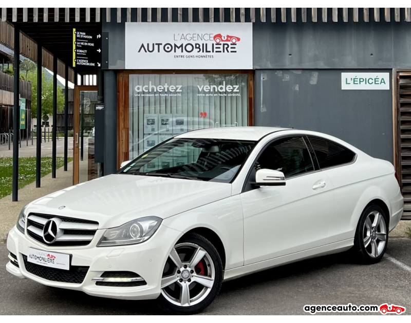 Acquisto Auto Usate, Auto Usate Economiche | Agenzia Automobiliare Mercedes Classe C Coupé 220 CDi 170 BlueEFFICIENCY 7G-Tronic Executive Blanc Anno 2012 Automatique Diesel