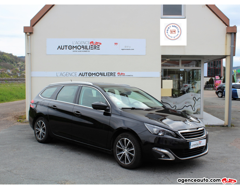 Achat voiture occasion, Auto occasion pas cher | Agence Auto Peugeot 308 SW 1.2 PureTech 130 ch Féline S&S Noir Année 2016 Manuelle Essence