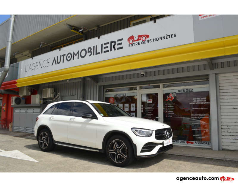 Achat voiture occasion, Auto occasion pas cher | Agence Auto Mercedes Classe GLC GLC 220 d 194ch AMG Line 4Matic 9G-Tronic Blanc Année 2021 Automatique Diesel