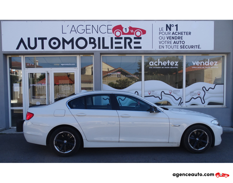 Achat voiture occasion, Auto occasion pas cher | Agence Auto Bmw Série 5 Excellis Pack M(F10) 520d 2.0d 184 cv Blanc Année 2010 Manuelle Diesel