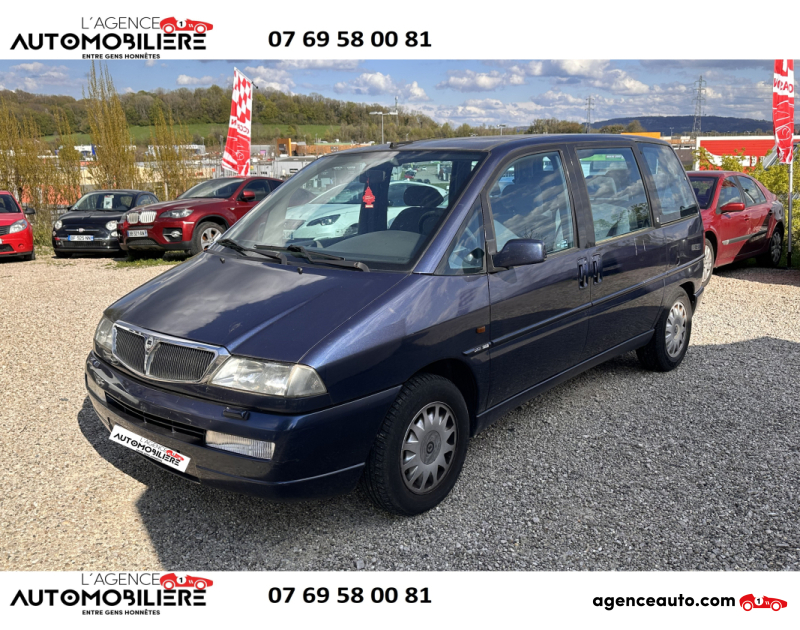 Gebrauchtwagenkauf, Günstige Gebrauchtwagen | Automobilienagentur Lancia autres ZETA  (U60) 2.0 ie Turbo 150cv Bleu Jahr 1996 Manuelle Essence