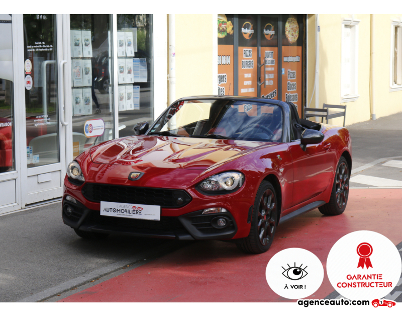 Achat voiture occasion, Auto occasion pas cher | Agence Auto Abarth 124 Spider 1.4 i-Turbo 170 Edition Scorpione BVM6 (Numérotée, Sièges chauffants, Ligne Monza, Brembo,...) Rouge Année 2018 Manuelle Essence