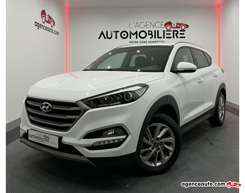 Achat voiture occasion, Auto occasion pas cher | Agence Auto Hyundai Tucson TUCSON 1.7 CRDI 115CV BVM6 CREATIVE 2WD ATTELAGE/CAMERA/GPS/BLUETOOTH/REGULATEUR Blanc Année 2017 Manuelle Diesel