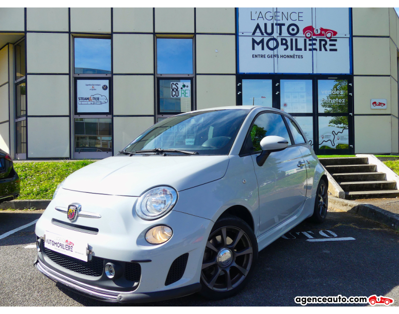Achat voiture occasion, Auto occasion pas cher | Agence Auto Abarth 500 595 1.4 T-JET 140 cv Gris Année 2016 Manuelle Essence