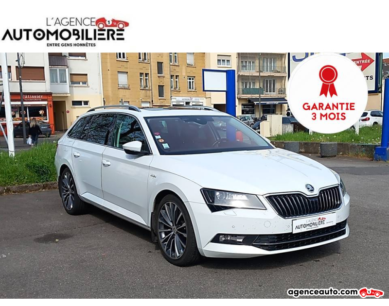 Acquisto Auto Usate, Auto Usate Economiche | Agenzia Automobiliare Skoda Superb 3 TSI 2.0L 4X4 LAURIN KLEMENT 280CH Argent Anno 2016 Automatique Bioethanol