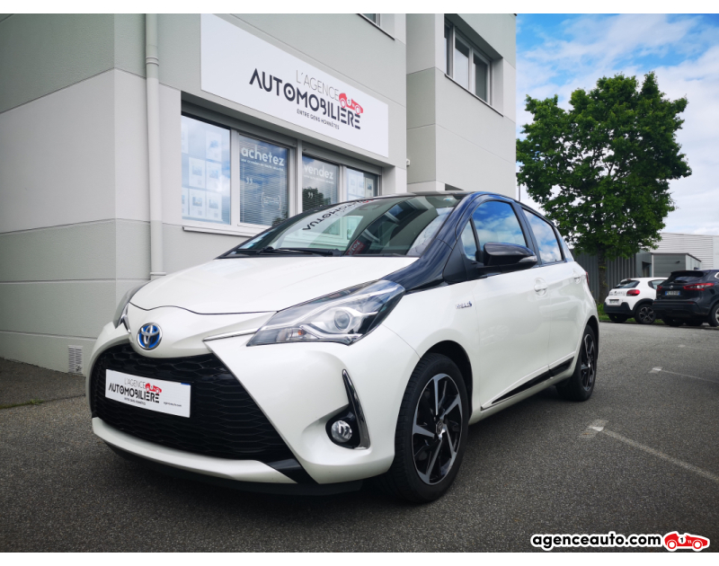 Acquisto Auto Usate, Auto Usate Economiche | Agenzia Automobiliare Toyota Yaris 1.5 VVTi Hybrid 100h E-CVT 75 cv Collection Blanc Anno 2019 Automatique Hybride