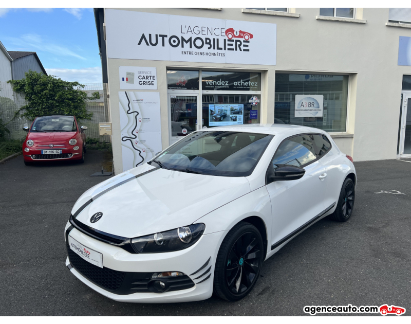 Aankoop Gebruikte Auto, Goedkope Gebruikte Auto | Agence Auto Volkswagen Scirocco 2.0 TDI 140 SPORTLINE DSG6 - ORIGINE FRANCE Blanc Jaar 2013 Automatique Diesel