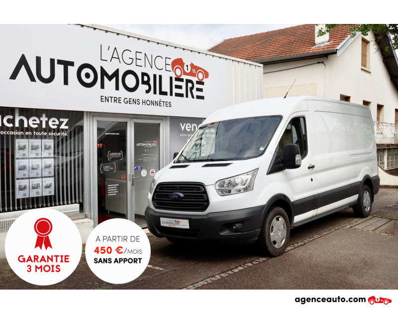 Compra de Coches Usados, Coches Usados Baratos %'|'% Agence Auto Ford Transit L3H2 2.0 TDCI 130 Business BVM6 (TVA Non Récupérable) Blanc Año 2017 Manuelle Diesel