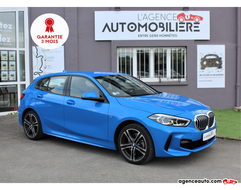 Compra de Coches Usados, Coches Usados Baratos %'|'% Agence Auto Bmw Série 1 140 cv -1.5 118i - DKG7 M Sport - F40 Bleu Año 2019 Automatique Essence