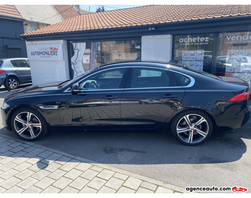 Achat voiture occasion, Auto occasion pas cher | Agence Auto Jaguar XF 2.0 D - 163 ch BVA E-Performance Business Prestige Noir Année 2018 Automatique Diesel