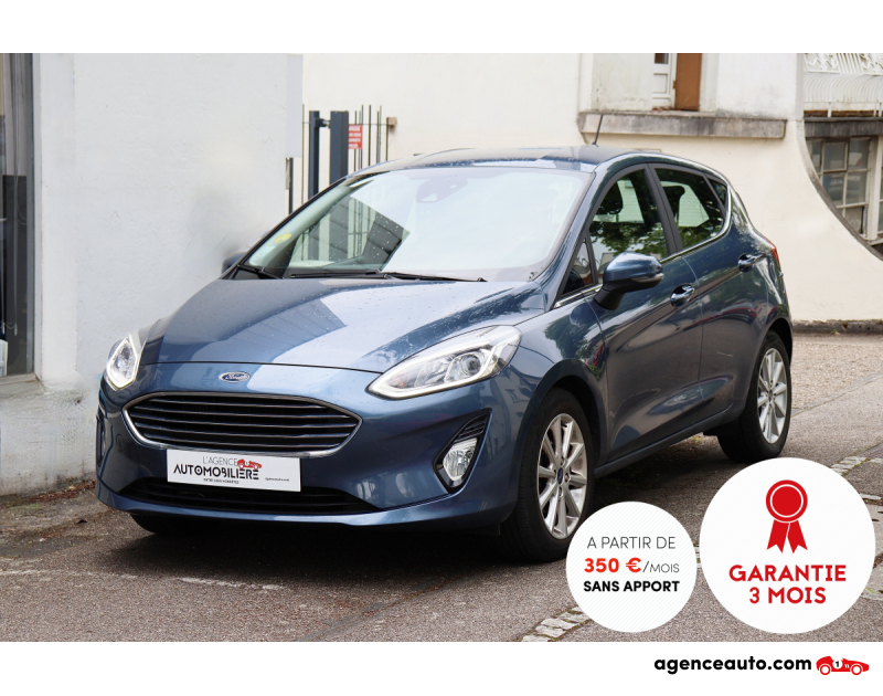 Achat voiture occasion, Auto occasion pas cher | Agence Auto Ford Fiesta VII 1.5 TDCi 85 Titanium X BVM6 (LED, CarPlay, Radars) Bleu Année 2020 Manuelle Diesel