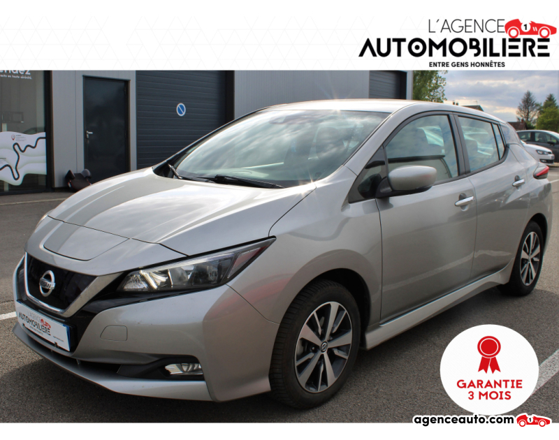 Compra de Coches Usados, Coches Usados Baratos %'|'% Agence Auto Nissan Leaf Electrique 40kWh Acenta Argent Año 2021 Automatique Électrique