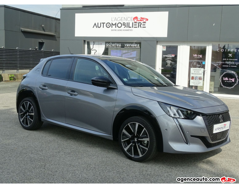 Compra de Coches Usados, Coches Usados Baratos %'|'% Agence Auto Peugeot 208 1.2 PURETECH 100 GT CAMERA - TOIT BLACK DIAMOND Gris Año 2022 Manuelle Essence