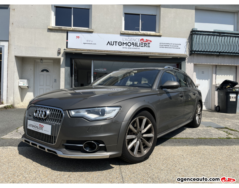 Achat voiture occasion, Auto occasion pas cher | Agence Auto Audi A6 ALLROAD 3.0 TDI V6 S-tronic 7 AVUS 245 cv Toit ouvrant Gris Année 2013 Automatique Diesel