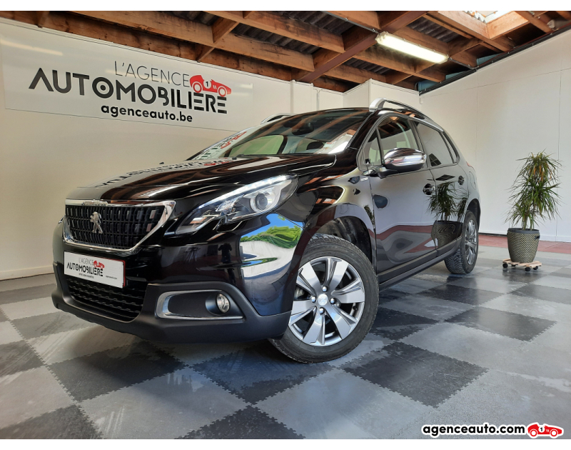 Achat voiture occasion, Auto occasion pas cher | Agence Auto Peugeot 2008 1.2i PureTech Style 82Ch Boite Manuelle 5V/ Garantie 12 Mois Noir Année 2018 Manuelle Essence