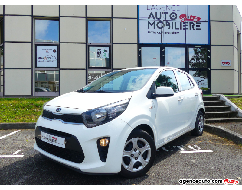 Achat voiture occasion, Auto occasion pas cher | Agence Auto Kia Picanto 1.0 67 cv MOTION Blanc Année 2018 Manuelle Essence