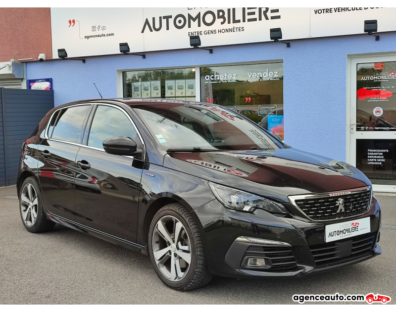 Achat voiture occasion, Auto occasion pas cher | Agence Auto Peugeot 308 2.0 BLUEHDI 150CH GT LINE S&S 5P BVM6 Noir Année 2017 Manuelle Diesel