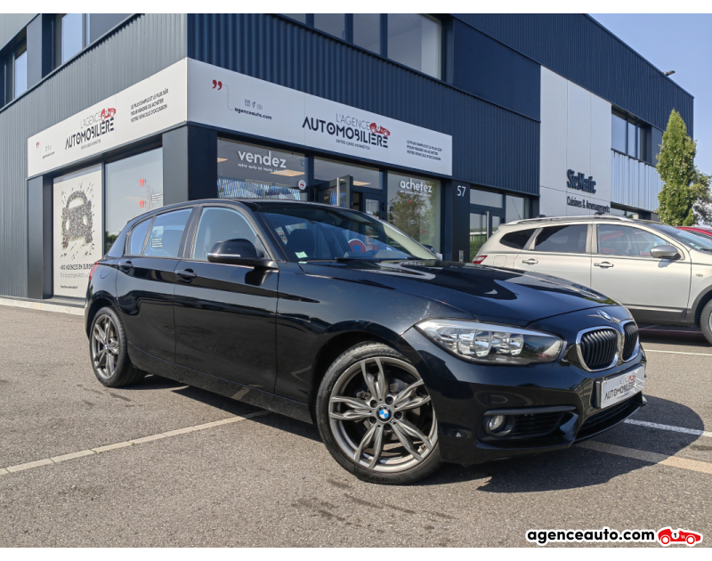 Aankoop Gebruikte Auto, Goedkope Gebruikte Auto | Agence Auto Bmw Série 1 118I LOUNGE 136cv Noir Jaar 2017 Manuelle Essence
