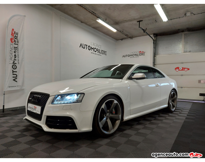 Acquisto Auto Usate, Auto Usate Economiche | Agenzia Automobiliare Audi RS5 4.2 V8 FSI 450 QUATTRO + PACK F1 Blanc Anno 2010 Automatique Essence